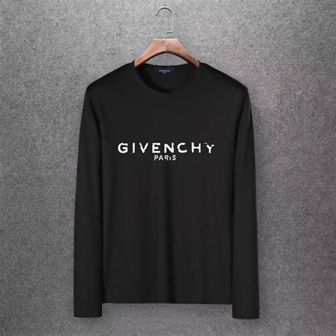 givenchy shirt sizing|givenchy long sleeve t shirt.